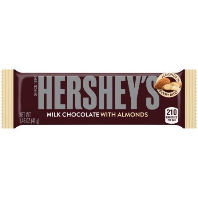 Hersheys Milk Chocolate with Almonds 41g Hershey's